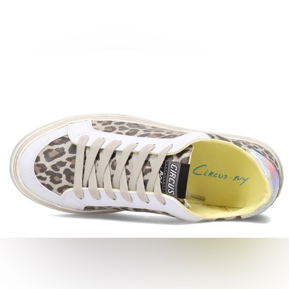 Circus•NY Grey and Leopard Sneaker Womens size 8 - Picture 6 of 9